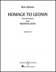  レオニヌスに敬意を捧げて (ロン・ネルソン) （スコアのみ）【Homage to Leonin No. 1 from Medieval Suite】
