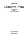  レオニヌスに敬意を捧げて (ロン・ネルソン) （スコアのみ）【Homage to Leonin No. 1 from Medieval Suite】