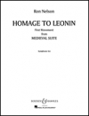  レオニヌスに敬意を捧げて (ロン・ネルソン) （スコアのみ）【Homage to Leonin No. 1 from Medieval Suite】