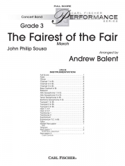 美中の美（ジョン・フィリップ・スーザ／アンドリュー・バレント編曲）（フルスコアのみ）【The Fairest of the Fair March】