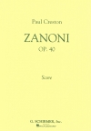 ザノーニ（ポール・クレストン）（スコアのみ）【Zanoni Op.40】