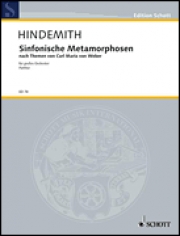 ウェーバーの主題による交響的変容（パウル・ヒンデミット）（スコアのみ）【Symphonic Metamorphosis of Themes by C. M. von Weber】