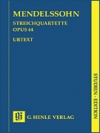 ストリング・カルテット・Op.44・No.1-3（メンデルスゾーン)（スタディスコア）【String Quartets Op. 44, No. 1-3】