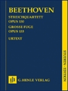 ストリング・カルテット・変ロ長調・Op.130＆大フーガ・Op.133（ベートーヴェン)（スタディスコア）【String Quartet in B-flat Major, Op. 130 and Great Fugue, O】