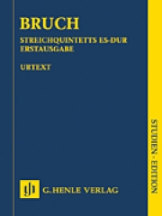 ストリング・カルテット・変ホ長調 (ブルッフ) (スタディスコア)【String Quintet in E-flat Major】