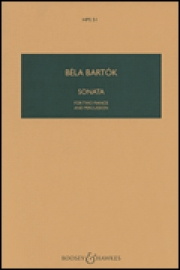 ピアノと打楽器のためのソナタ（バルトーク）（スタディスコア）【Sonata for Two Pianos and Percussion】