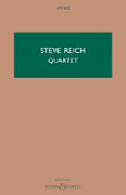 ビブラフォンとピアノのためのカルテット (ライヒ) (スタディスコア)【Quartet for 2 Vibraphones and 2 Pianos】