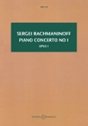 ピアノ協奏曲・第1番・Op.1（ラフマニノフ）（スタディスコア）【Piano Concerto No. 1, Op. 1】