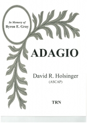 アダージョ（デイヴィッド・R・ホルジンガー）（スコアのみ）【Adagio】