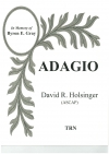 アダージョ（デイヴィッド・R・ホルジンガー）（スコアのみ）【Adagio】