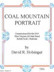石炭山の肖像（デイヴィッド・R・ホルジンガー）（スコアのみ）【Coal Mountain Portrait】
