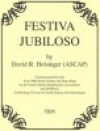 フェスティーバ・ジュビローソ （デイヴィッド・R・ホルジンガー）（スコアのみ）【Festiva Jubiloso】