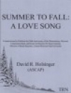 夏から秋へ（デイヴィッド・R・ホルジンガー）（スコアのみ）【Summer to Fall: A Love Song】