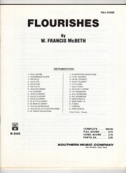 フローリッシュ（フランシス・マクベス）（スコアのみ）【Flourishes】