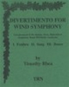 吹奏楽の為のディヴェルティメント（ティモシー・レーア）（スコアのみ）【Divertimento for Wind Symphony】