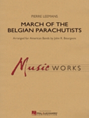 行進曲「ベルギーの落下傘兵」（ジョン・R・ブルジョワ編曲）（スコアのみ）【March of the Belgian Parachutists】
