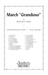 グランディオーソ・マーチ（ローランド・F・セイツ / リード編曲）【Grandioso, March】