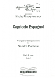 スペイン綺想曲（ニコライ・リムスキー＝コルサコフ）（スコアのみ）【Capriccio Espagnol】