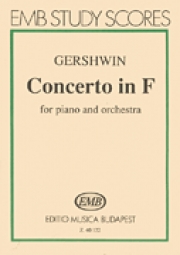 ピアノとオーケストラのための協奏曲・ヘ長調 (ガーシュイン) (スタディスコア)【Concerto in F for Piano and Orchestra】