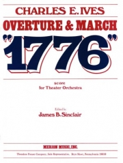 序曲と行進曲・1776（チャールズ・アイヴズ）（スタディスコア）【Overture and March 1776】