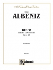 Deseo (Estudio de Concierto)（イサーク・アルベニス）（ピアノ）