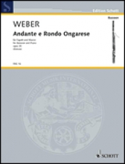 アンダンテとハンガリーのロンド（カール・マリア・フォン・ウェーバー）（バスーン+ピアノ）【Andante and Hungarian Rondo (Hungarian Fantasy)】