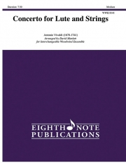 リュートとストリングの為の協奏曲 （木管フレックス五重奏）【Concerto for Lute and Strings】
