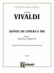 Sonatas da Camera a Tre, Opus 1 (Volume I, Nos. 1-6)（弦楽三重奏）