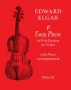 6つの小品（エドワード・エルガー）（ヴァイオリン+ピアノ）【Six Easy Pieces】