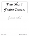4つの短い祝典舞曲 （デニス・イヴランド）（スコアのみ）【Four Short Festive Dances】