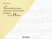 バッハによる７のコラール編曲（バッハ）（ピアノ二重奏）【7 Choralbearbeitungen Nach Johann Sebastian Bach】