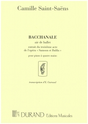 バッカナール「サムソンとデリラ」より（ピアノ二重奏）【Bacchanale from 'Samson and Delilah'】