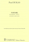 ラ・ペリのファンファーレ（ピアノ二重奏）【Fanfare Pour Preceder La Peri 1 Piano 4 Hands】