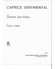 カプリス・センチメンタル（ルチエン・カイエ）（クラリネット+ピアノ）【Caprice Sentimental】