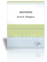 ユーフォニアムと弦楽四重奏のためのモーション（デイヴィッド・ギリングハム）　(ユーフォニアム+弦楽四重奏)【Motions for Euphonium & String Quartet】