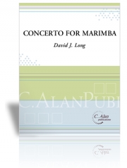 マリンバのための協奏曲（デイヴィッド・ロング）（マリンバ+ピアノ）【Concerto for Marimba】