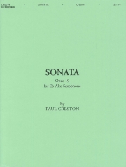 ソナタ・Op.19（ポール・クレストン）（アルトサックス+ピアノ）【Sonata, Op. 19】