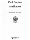 瞑想曲・Op.90（ポール・クレストン）（マリンバ+ピアノ）【Meditation Op. 90】