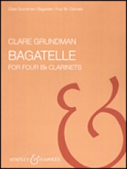バガテル（クレア・グランドマン） (クラリネット四重奏)【Bagatelles】