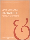 バガテル（クレア・グランドマン） (クラリネット四重奏)【Bagatelles】