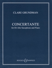 アルトサックスとバンドの為のコンチェルタンテ・Op.42（クレア・グランドマン）（アルトサックス+ピアノ）【Concertante for Alto Sax and Band Op. 42 】