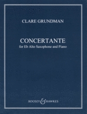 アルトサックスとバンドの為のコンチェルタンテ・Op.42（クレア・グランドマン）（アルトサックス+ピアノ）【Concertante for Alto Sax and Band Op. 42 】