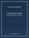 アルトサックスとバンドの為のコンチェルタンテ・Op.42（クレア・グランドマン）（アルトサックス+ピアノ）【Concertante for Alto Sax and Band Op. 42 】