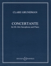 アルトサックスとバンドの為のコンチェルタンテ・Op.42（クレア・グランドマン）（アルトサックス+ピアノ）【Concertante for Alto Sax and Band Op. 42 】