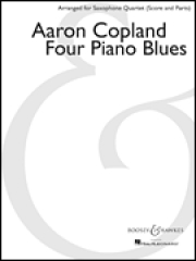 4つのピアノ・ブルース（アーロン・コープランド） (サックス四重奏)【Four Piano Blues】