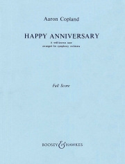 ハッピー・アニバーサリー（アーロン・コープランド）（スコアのみ）【Happy Anniversary】