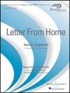 故郷からの手紙（アーロン・コープランド）（スコアのみ）【Letter from Home】