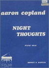 夜の瞑想（アーロン・コープランド）（ピアノ）【Night Thoughts】
