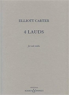 4つの賛美（エリオット・カーター)（ヴァイオリン）【4 Lauds】