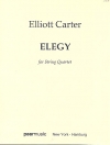 哀歌（エリオット・カーター）(弦楽四重奏)【Elegy】